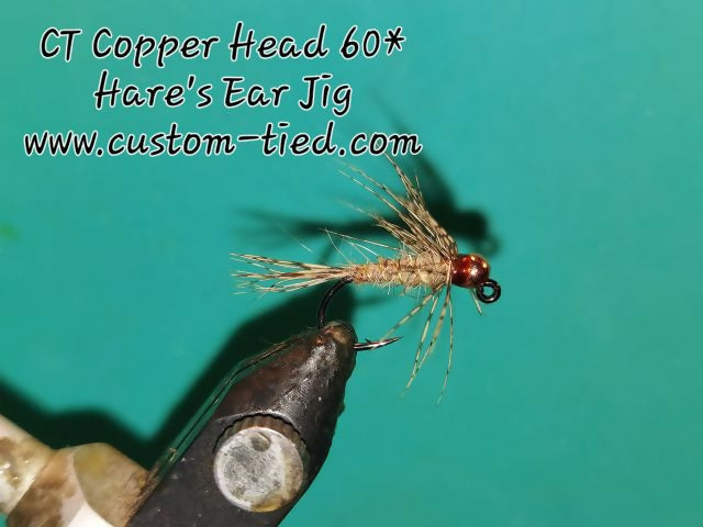 CT Copper Head 60d Hares Ear Jig