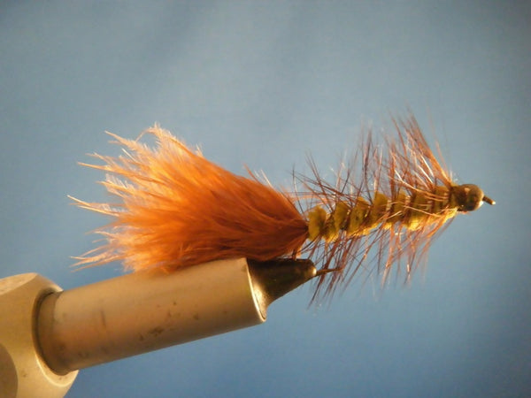 BH Olive and Brown Woolly Bugger Size 6s-10s