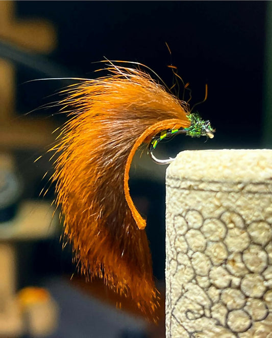 Burnt French Fry mini leech Crawdad Orange