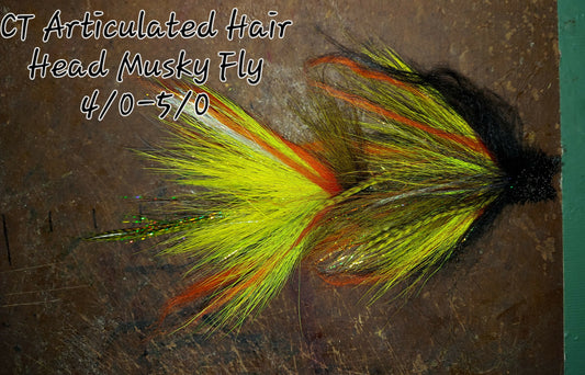 CT Articulated Hair Head Musky Fly