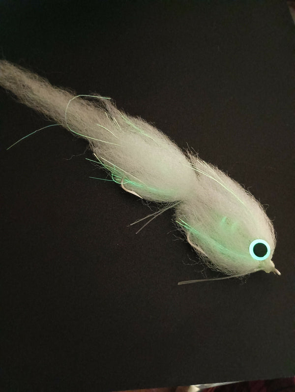3D Glow in the Dark Jointed Muskie Peacock Bass Fly